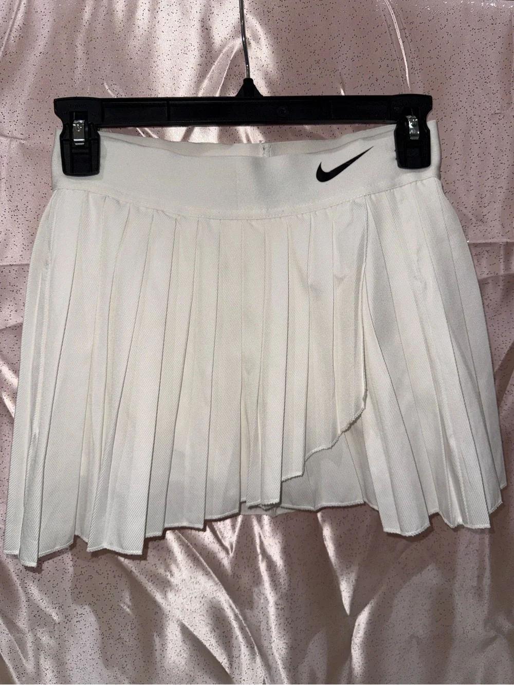 Nike Court Dri-FIT Advantage Pleated Tennis Skirt Skort - Crisp White / Size XS